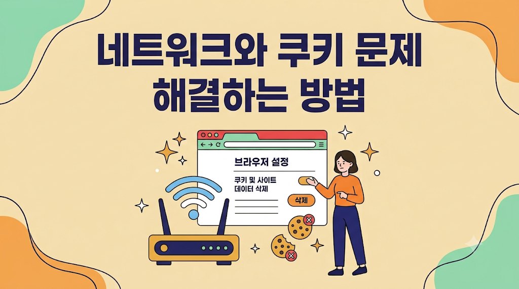 크롬 다운로드 실패를 유발하는 네트워크와 쿠키 문제를 해결하는 방법 안내 이미지