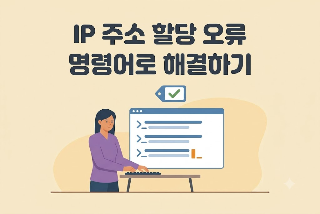 명령 프롬프트로 IP 주소 할당 오류를 해결하는 방법 안내 이미지
